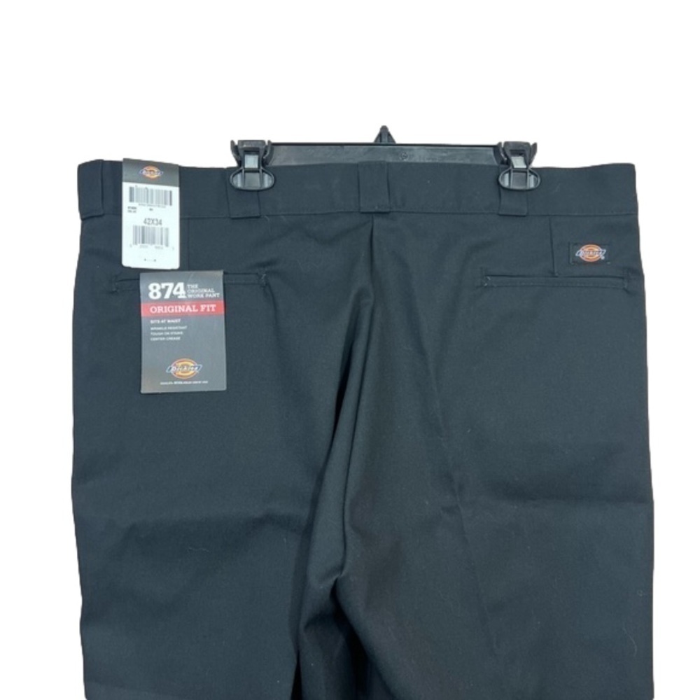 Dickies Mens Original Fit 874 Work Pants Size 42x34 Black NWT - Picture 6 of 9